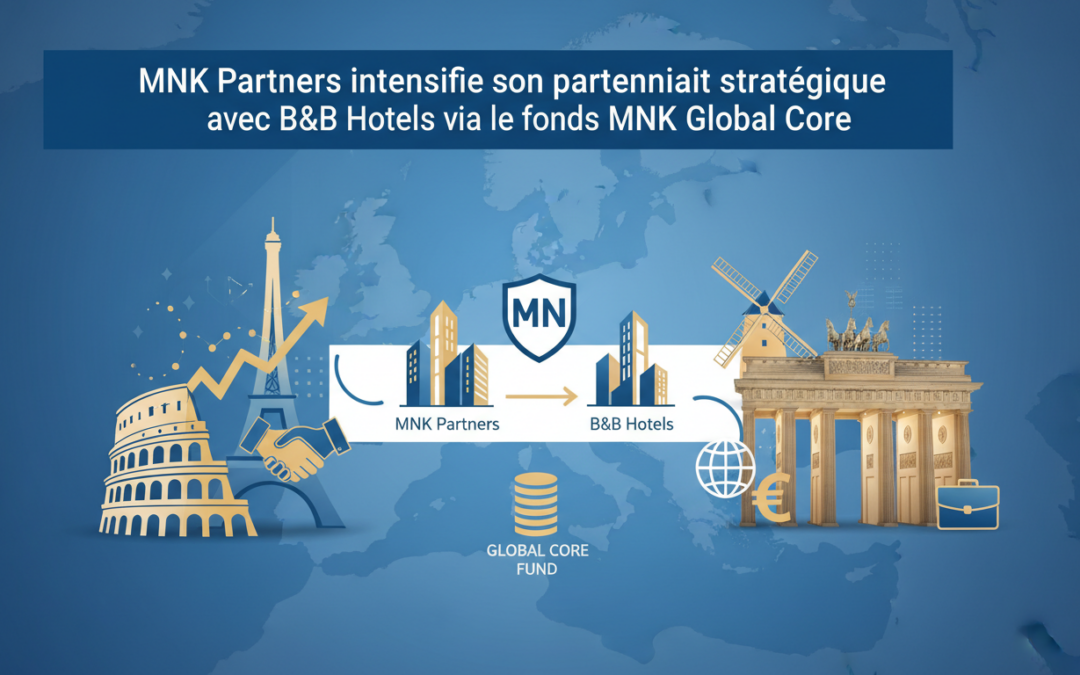 MNK Partners intensifie son partenariat stratégique avec B&B Hotels via le fonds MNK Global Core