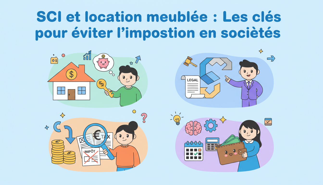 découvrez comment optimiser la gestion de votre sci en location meublée et éviter l’imposition en sociétés grâce à nos conseils pratiques et juridiques.