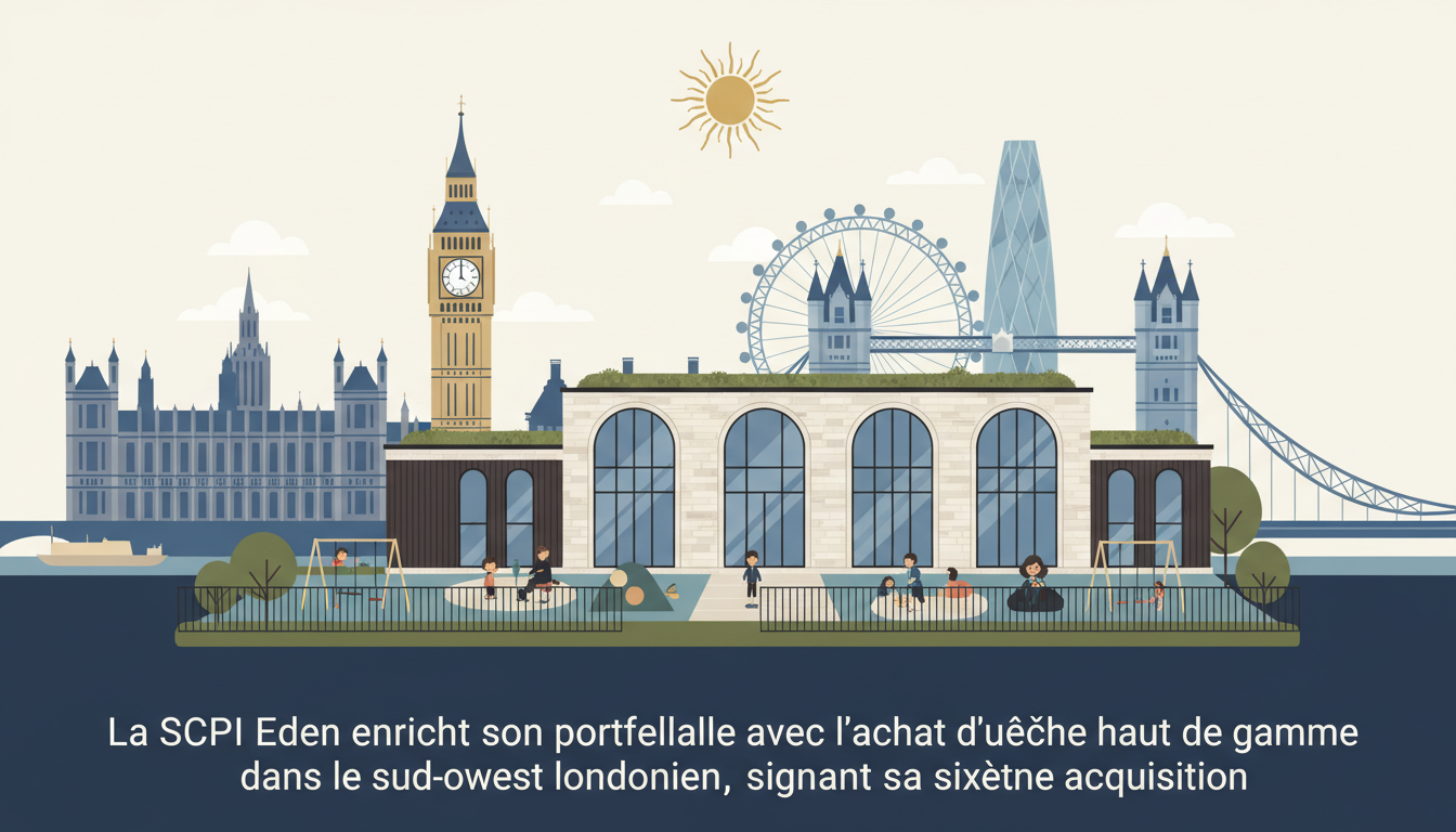 la scpi eden renforce son portefeuille avec l'acquisition d'une crèche haut de gamme dans le sud-ouest de londres, marquant sa sixième opération réussie.