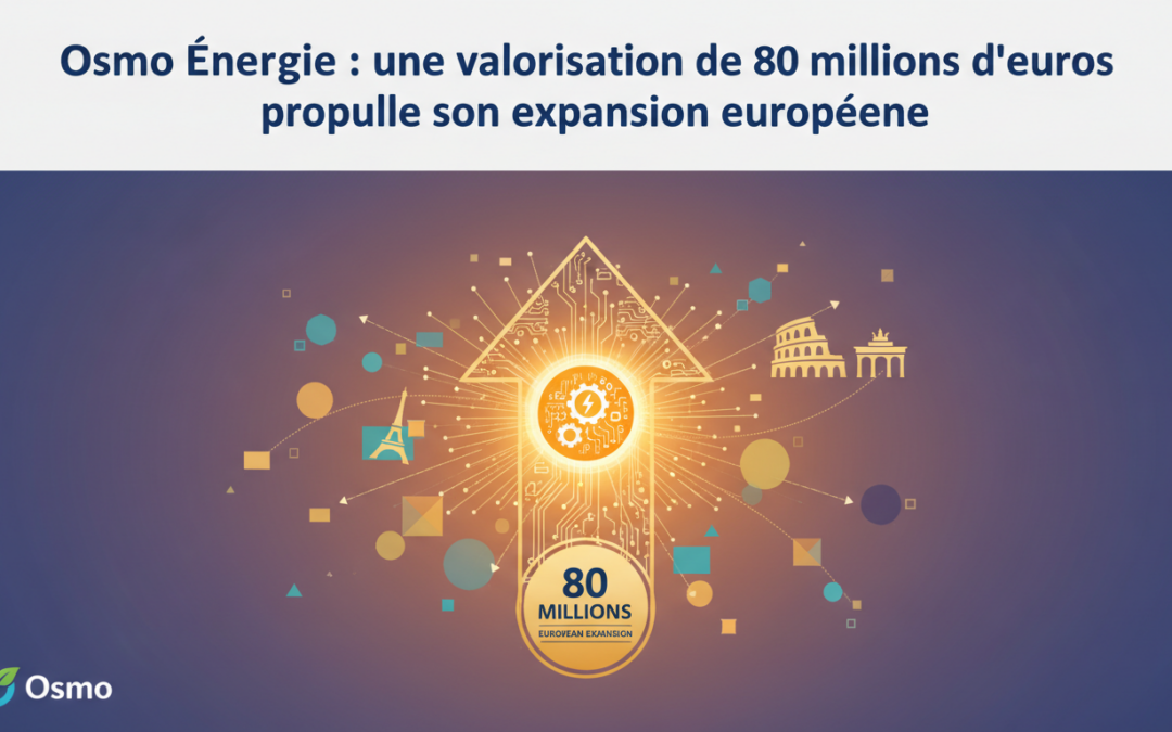 Osmo Énergie : une valorisation de 80 millions d&rsquo;euros propulse son expansion européenne