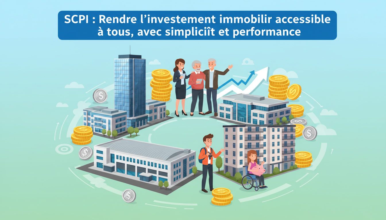 SCPI : Rendre l’investissement immobilier accessible à tous, avec simplicité et performance découvrez comment les scpi rendent l'investissement immobilier simple, accessible et performant pour tous, sans complexité ni contraintes.