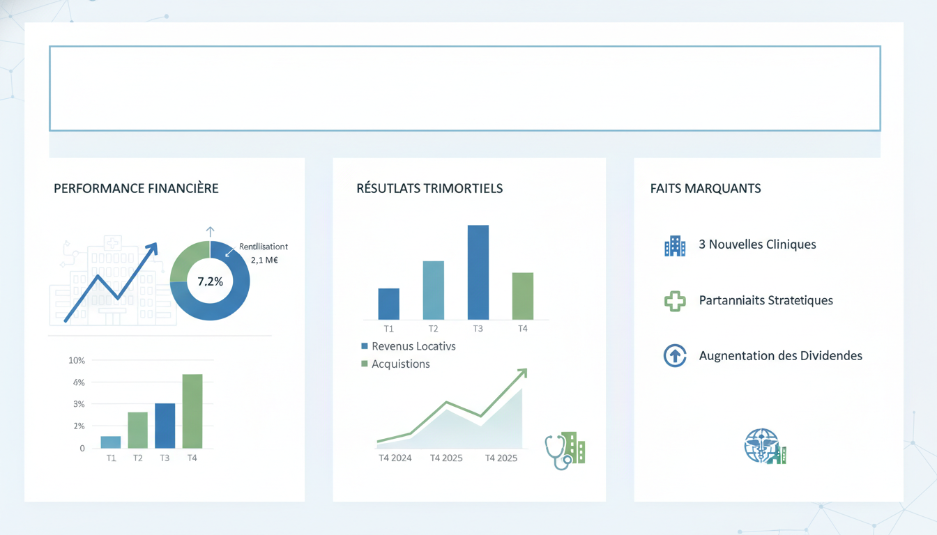 découvrez le bilan du 4ème trimestre 2025 de la scpi « euryale horizons santé » avec une analyse des performances, résultats financiers et faits marquants de la période.