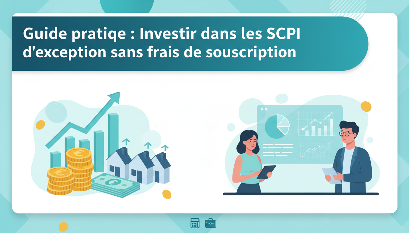 découvrez notre guide pratique pour investir dans les scpi d'exception sans frais de souscription et maximisez votre rendement immobilier en toute simplicité.