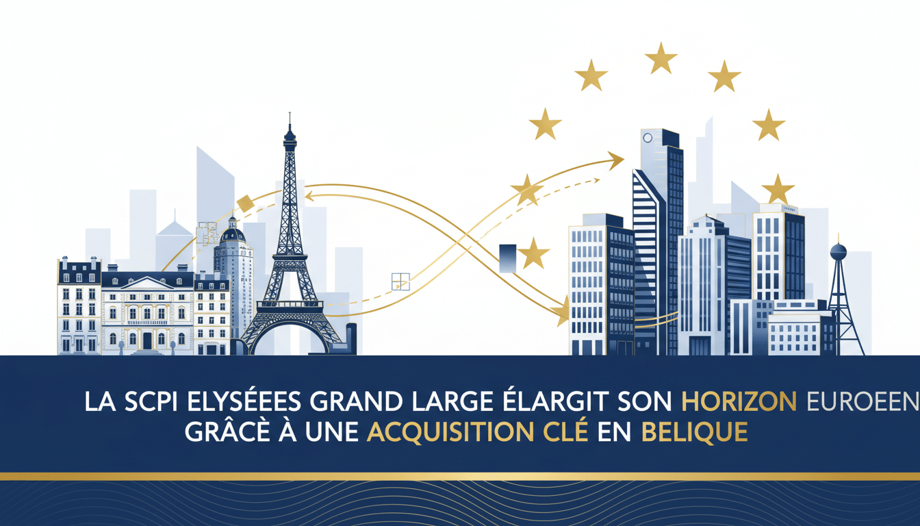 découvrez comment la scpi elysées grand large étend son portefeuille européen avec une acquisition stratégique en belgique, renforçant ainsi ses opportunités d'investissement.