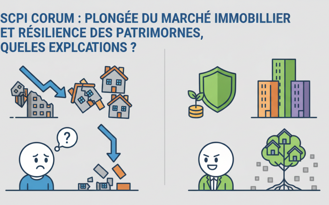 SCPI CORUM : Plongée du marché immobilier et résilience des patrimoines, quelles explications ?