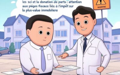 Les SCI et la donation de parts : attention aux pièges fiscaux liés à l’impôt sur la plus-value immobilière.