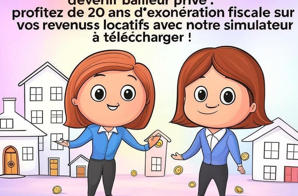 Devenir bailleur privé : profitez de 20 ans d’exonération fiscale sur vos revenus locatifs avec notre simulateur à télécharger !
