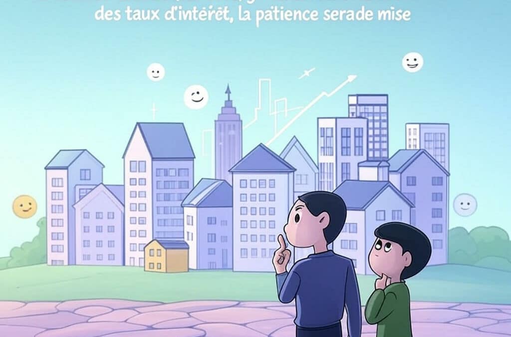 Le secteur immobilier émerge lentement de la tourmente des taux d’intérêt, la patience sera de mise.