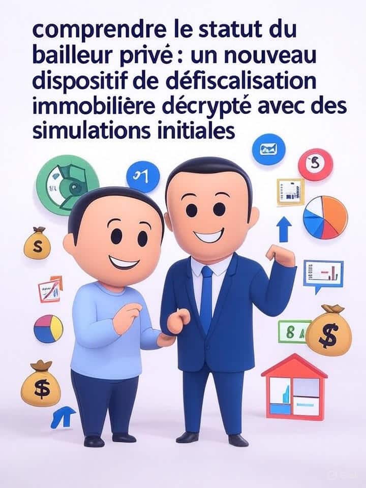 Comprendre le Statut du Bailleur Privé : Un Nouveau Dispositif de Défiscalisation Immobilière Décrypté avec des Simulations Initiales découvrez le nouveau statut du bailleur privé, un dispositif innovant de défiscalisation immobilière. analysez ses avantages fiscaux, conditions d’éligibilité et bénéficiez de premières simulations pour optimiser vos investissements.