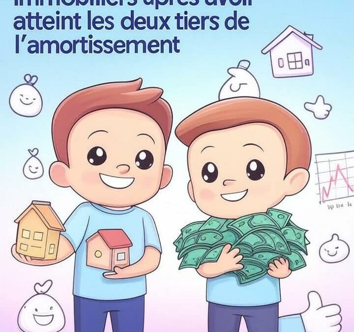 Les raisons essentielles de rembourser vos crédits immobiliers après avoir atteint les deux tiers de l’amortissement