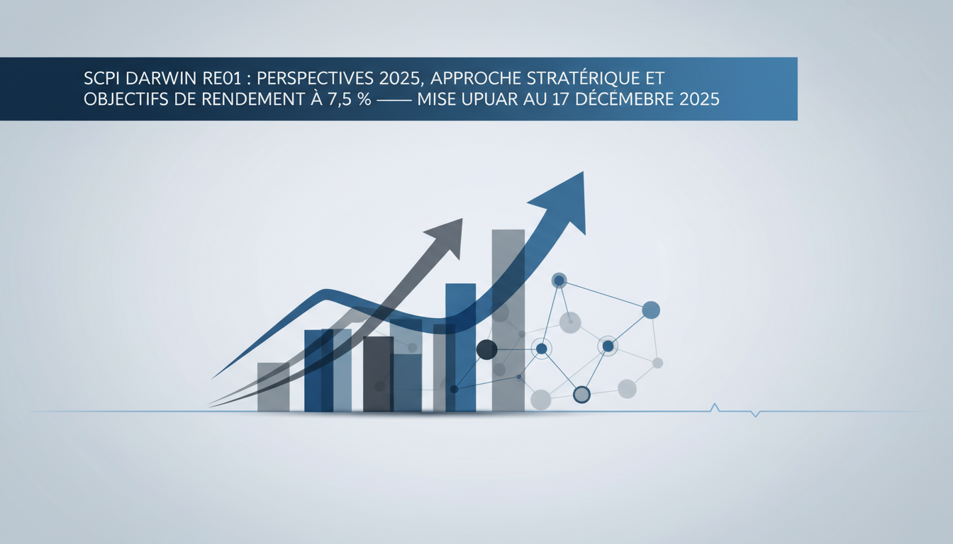 découvrez les perspectives 2025 de la scpi darwin re01, son approche stratégique et ses objectifs de rendement à 7,5 %. mise à jour complète au 17 décembre 2025 pour optimiser vos investissements.