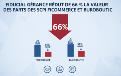FIDUCIAL Gérance réduit de 66 % la valeur des parts des SCPI FICOMMERCE et BUROBOUTIC