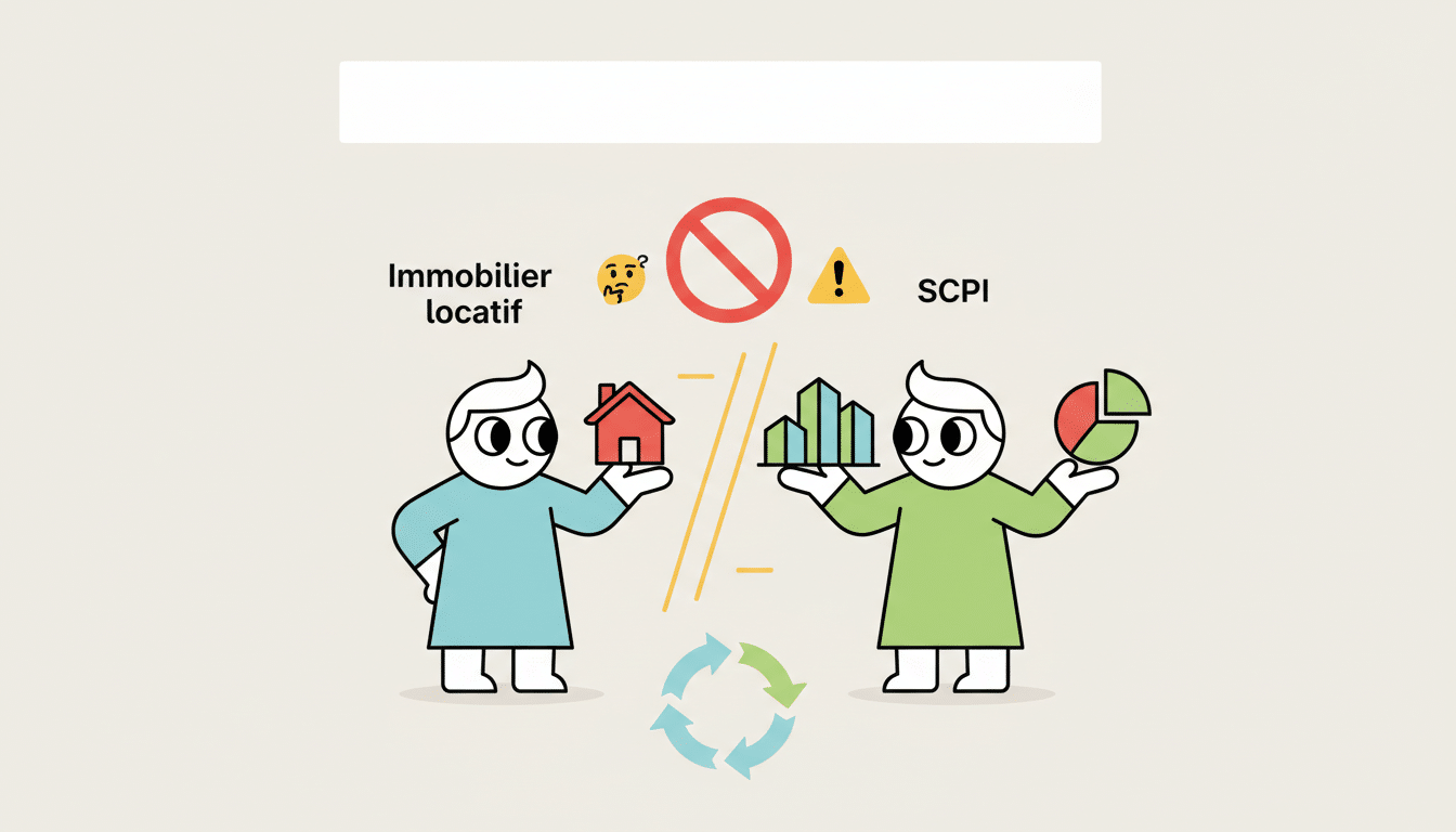 découvrez pourquoi opposer immobilier locatif et scpi est un faux débat et comment choisir la meilleure stratégie d'investissement selon vos objectifs.