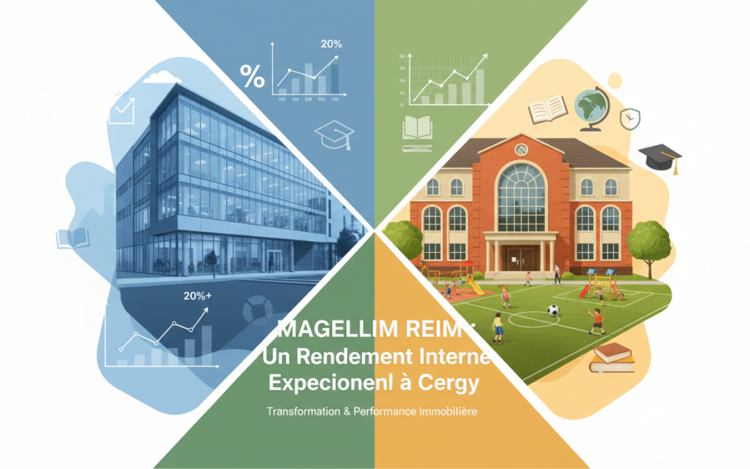 MAGELLIM REIM conclut la cession d’un immeuble de bureaux à Cergy avec un rendement interne exceptionnel dépassant 10%