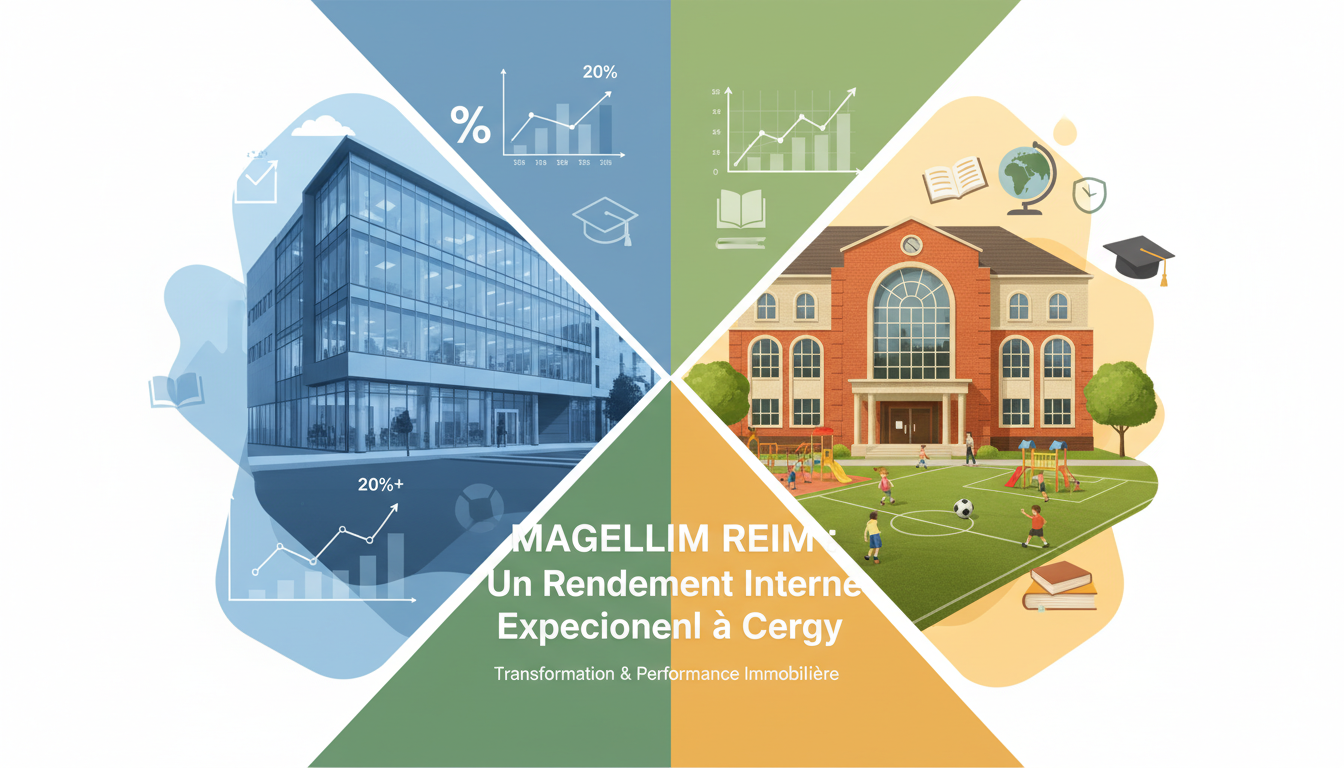 MAGELLIM REIM conclut la cession dâun immeuble de bureaux Ă Cergy avec un rendement interne exceptionnel dĂ©passant 10% magellim reim finalise la vente d'un immeuble de bureaux Ă cergy offrant un rendement interne exceptionnel de plus de 10%, dĂ©montrant une performance financiĂšre remarquable.