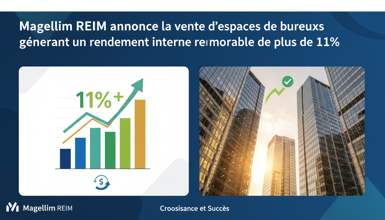 découvrez comment magellim reim vend des espaces de bureaux offrant un rendement interne exceptionnel de plus de 11%, une opportunité d'investissement rentable et fiable.