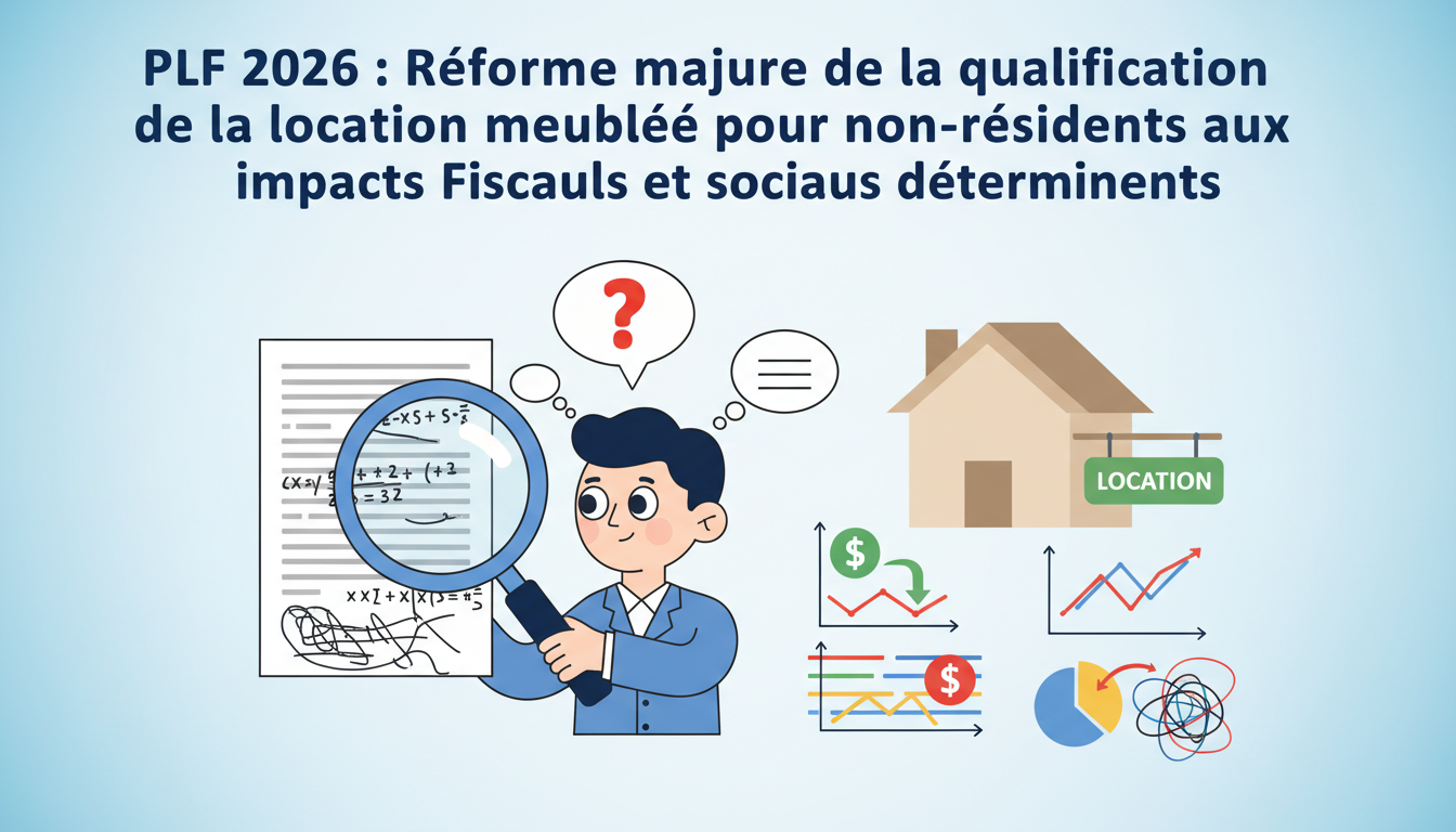 découvrez les détails de la réforme majeure du plf 2026 concernant la qualification de la location meublée pour les non-résidents et ses impacts fiscaux et sociaux essentiels.