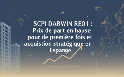 SCPI DARWIN RE01 : Prix de la part en hausse pour la première fois et acquisition stratégique en Espagne