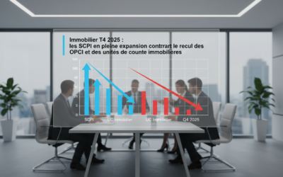 Immobilier T4 2025 : les SCPI en pleine expansion contrastent avec le recul des OPCI et des unités de compte immobilières