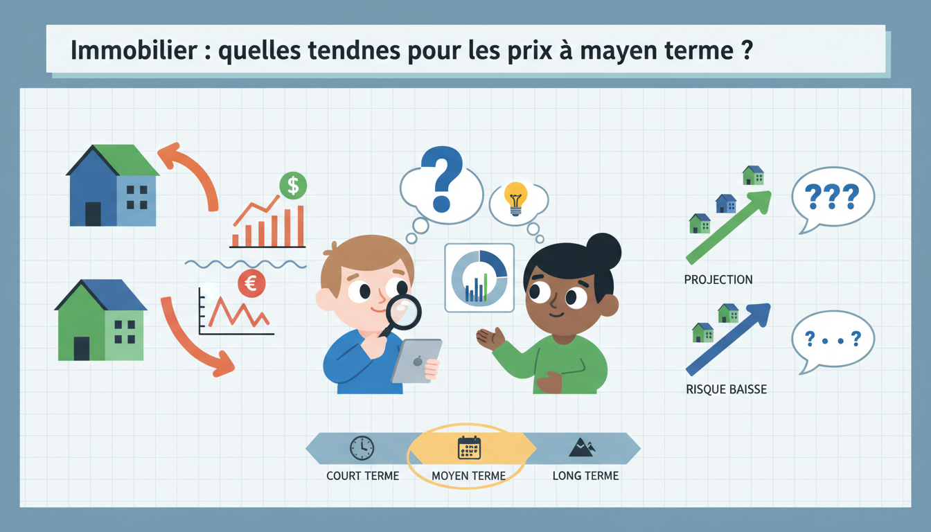 découvrez les tendances actuelles et futures des prix de l'immobilier à moyen terme pour mieux anticiper vos investissements.