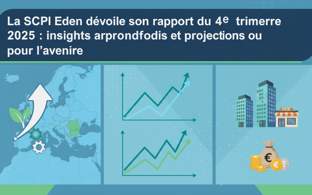 La SCPI Eden dévoile son rapport du 4e trimestre 2025 : insights approfondis et projections pour l&rsquo;avenir