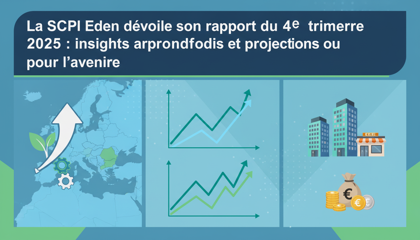 découvrez le rapport du 4e trimestre 2025 de la scpi eden, avec des analyses détaillées et des projections clés pour anticiper les tendances futures du marché immobilier.