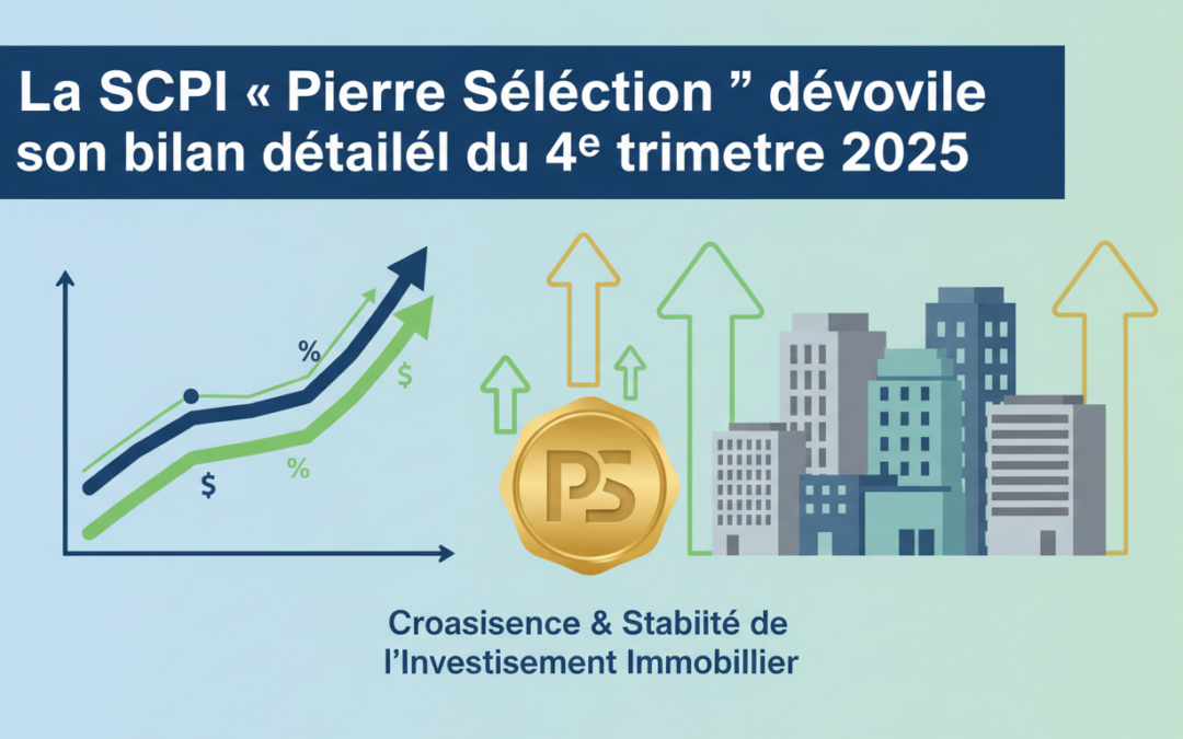 La SCPI « Pierre Sélection » dévoile son bilan détaillé du 4e trimestre 2025