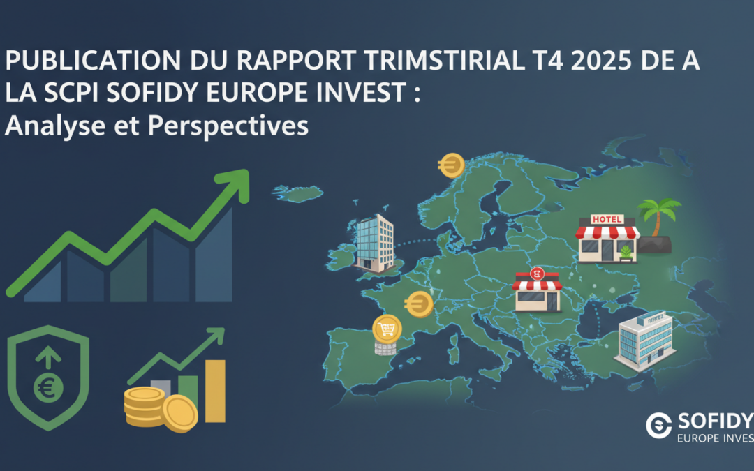 Publication du rapport trimestriel T4 2025 de la SCPI SOFIDY EUROPE INVEST : Analyse et perspectives