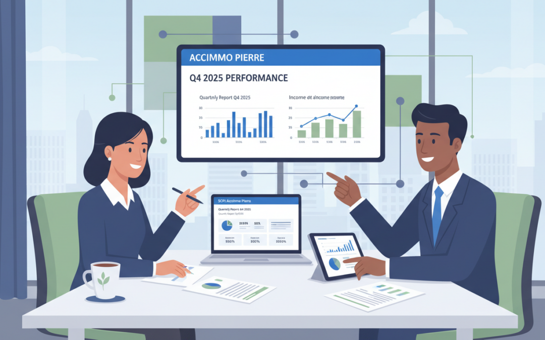 SCPI Accimmo Pierre : Plongez dans le rapport trimestriel du dernier trimestre 2025