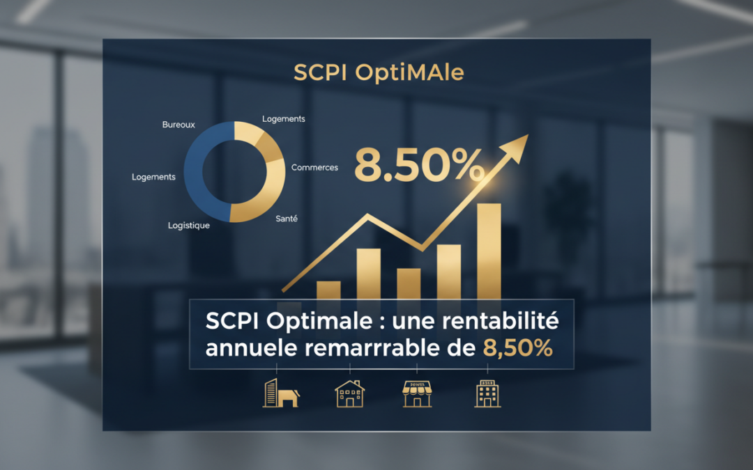 SCPI Optimale : une rentabilité annuelle remarquable de 8,50% grâce à un portefeuille immobilier richement diversifié