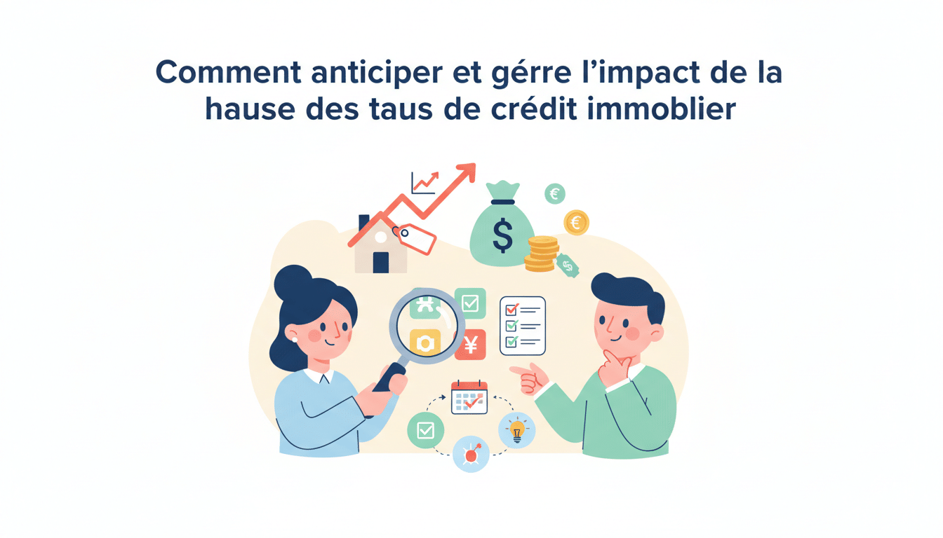 découvrez comment anticiper et gérer efficacement l'impact de la hausse des taux de crédit immobilier pour protéger votre budget et optimiser votre projet immobilier.