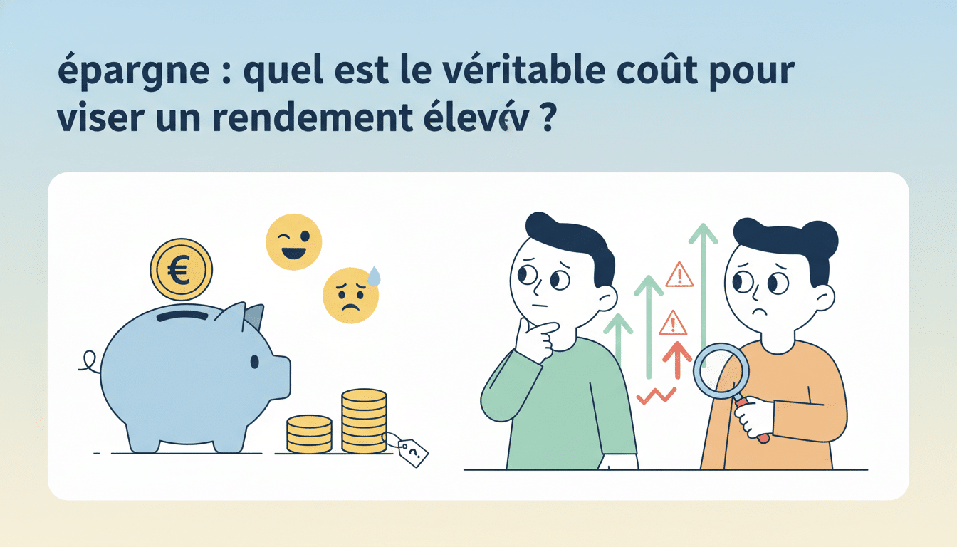 découvrez les véritables coûts associés à la recherche d'un rendement élevé en épargne et comment optimiser vos investissements pour maximiser vos gains.