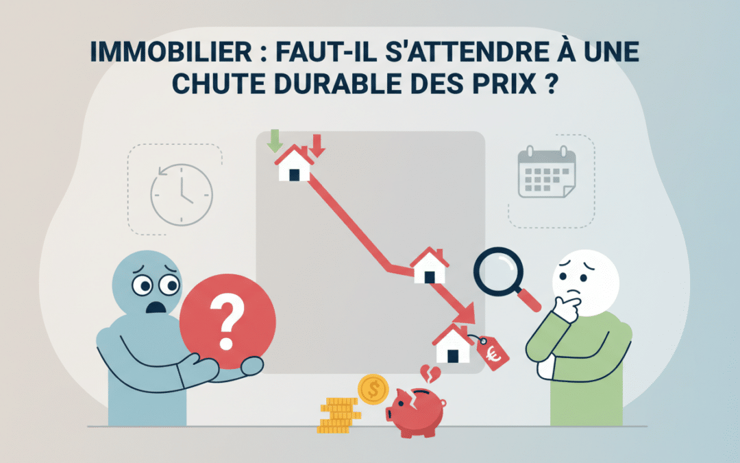 Immobilier : faut-il s’attendre à une chute durable des prix ?