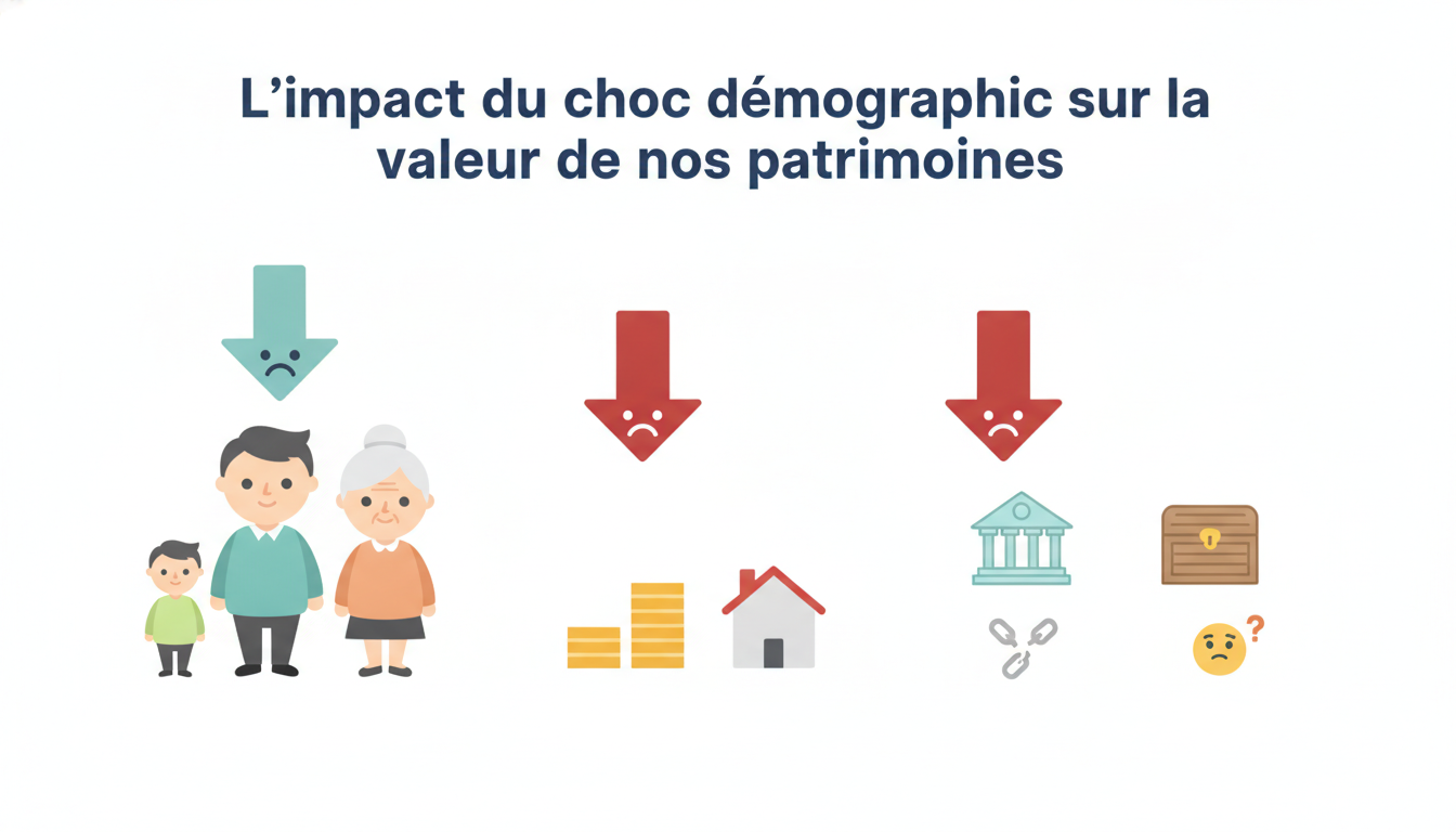 L’impact du choc dĂ©mographique sur la valeur de nos patrimoines dĂ©couvrez comment le choc dĂ©mographique influence la valeur de nos patrimoines et quelles consĂ©quences cela peut avoir sur leur gestion et leur transmission.