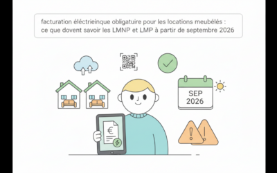 Facturation électronique obligatoire pour les locations meublées : Ce que doivent savoir les LMNP et LMP à partir de septembre 2026