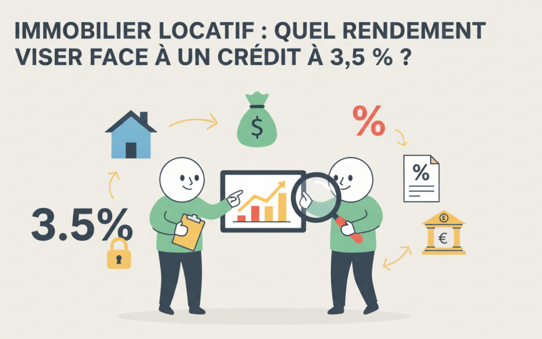 Immobilier locatif : Quel rendement viser face à un crédit à 3,5 % ?