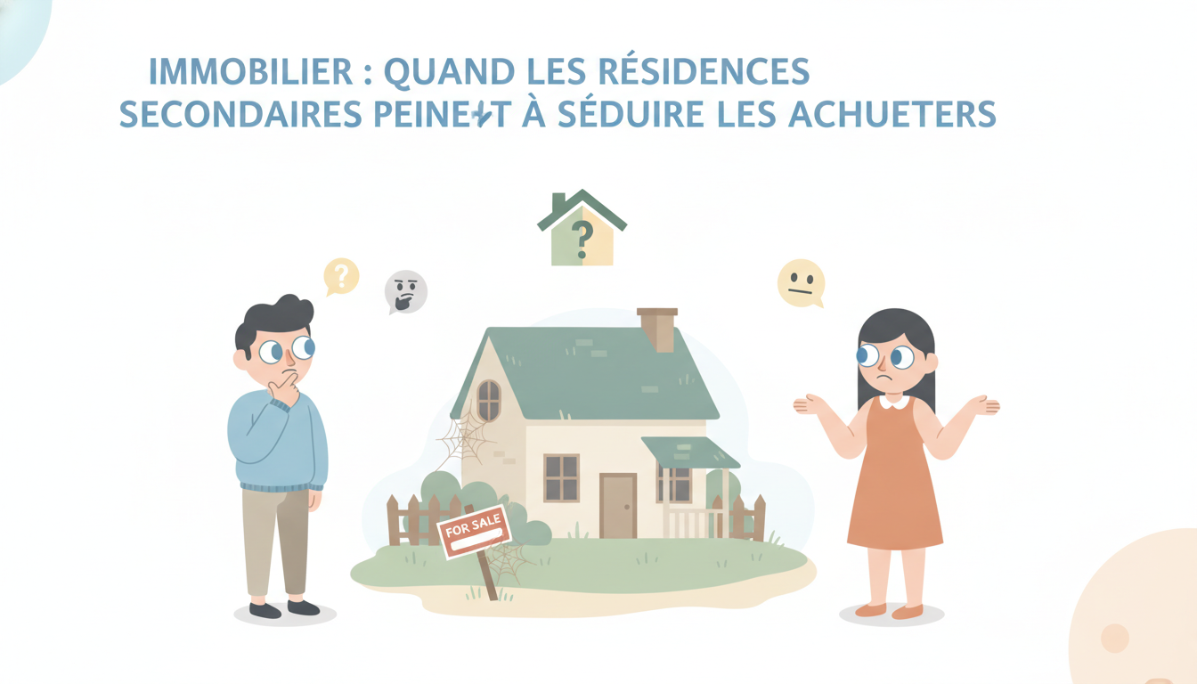 découvrez pourquoi les résidences secondaires rencontrent des difficultés à attirer les acheteurs sur le marché immobilier et quelles sont les tendances actuelles.