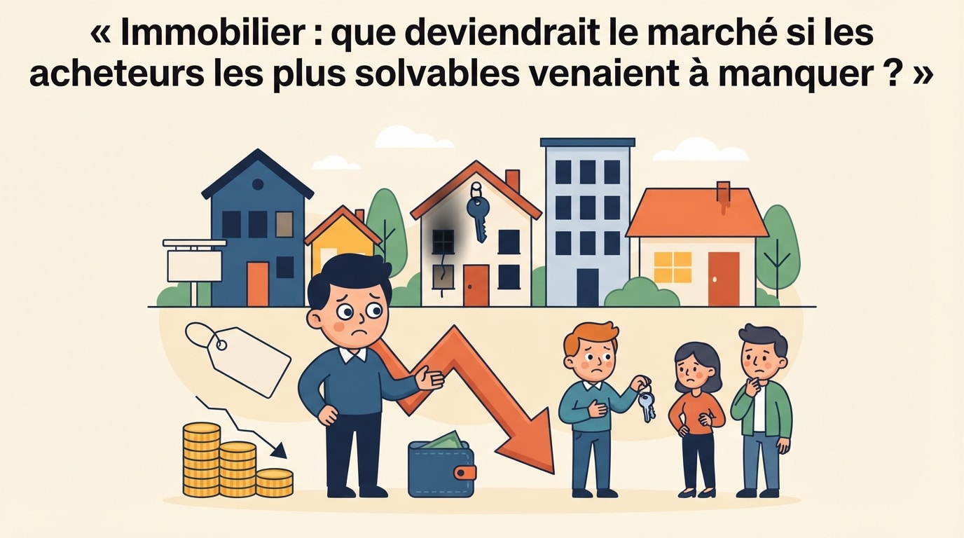 Immobilier : que deviendrait le marché si les acheteurs les plus solvables venaient à manquer ? que se passerait-il sur le marché immobilier si les acheteurs les plus solvables venaient à manquer ? découvrez les conséquences possibles sur les prix et les ventes.