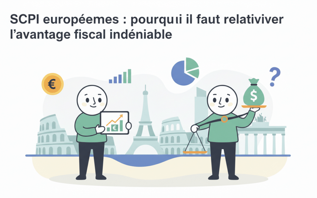 SCPI européennes : pourquoi il faut relativiser l&rsquo;avantage fiscal indéniable